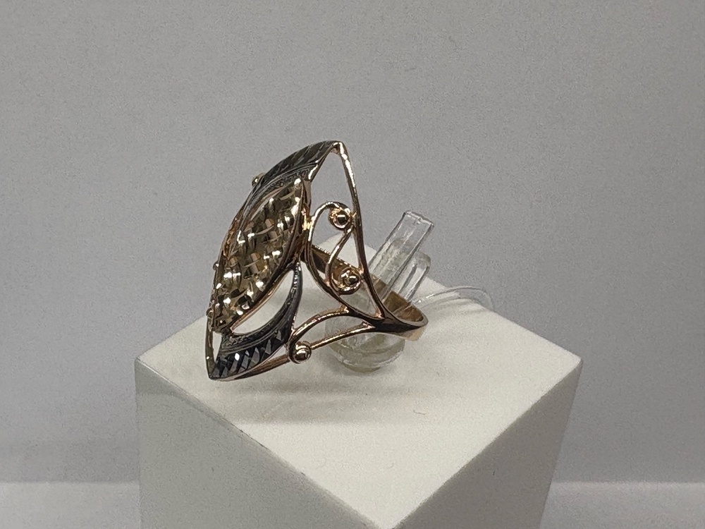 К-157_au КОЛЬЦО БЕЗ КАМНЯ (Au 585)