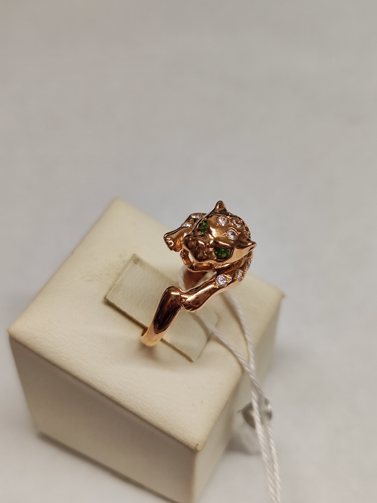 КОЛКМИ585 КОЛЬЦО С КАМНЯМИ (Au 585)