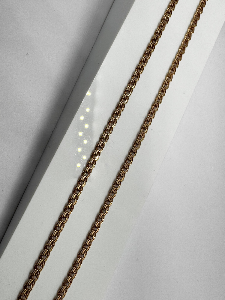 ЦПБС585 ЦЕПЬ ПУСТОТЕЛАЯ Бисмарк (Au 585)