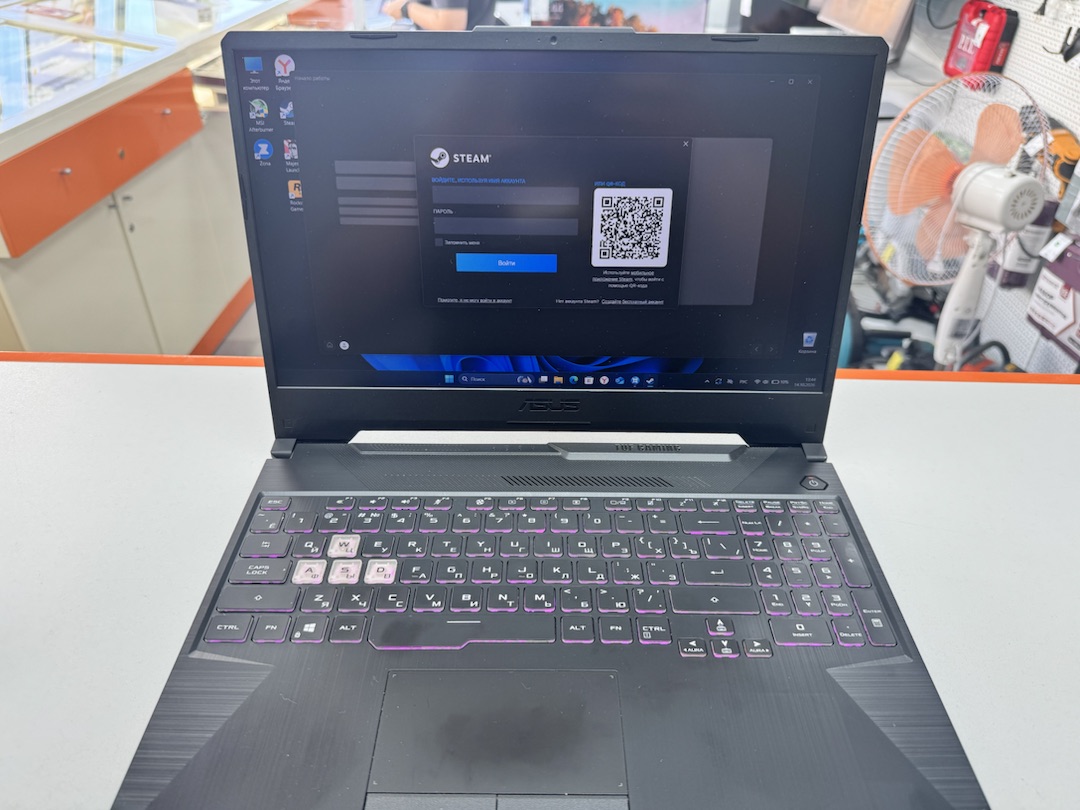 Ноутбук ASUS; Core i5 11400H, GeForce RTX 3050, 16 Гб, 512 GB, Нет