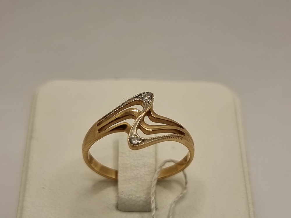 КОЛКМИ585 КОЛЬЦО С КАМНЯМИ (Au 585)
