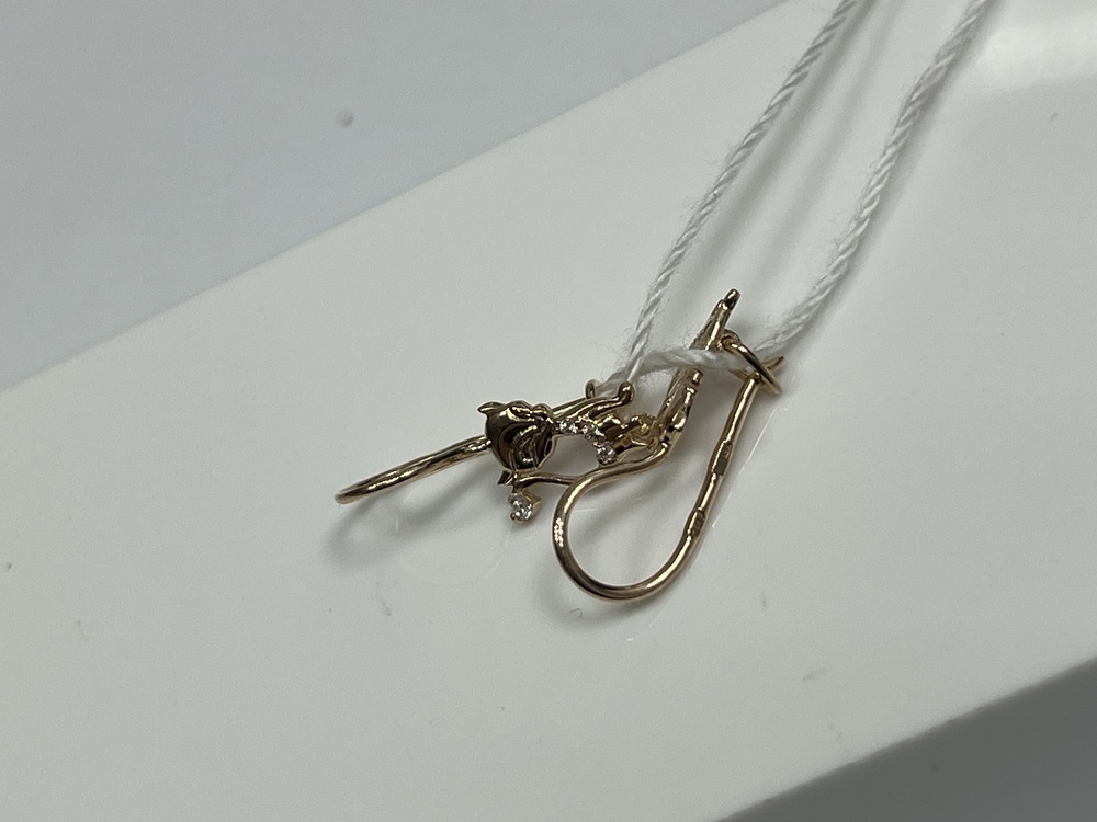 СЕРЬГИ С КАМНЯМИ (Au 585)