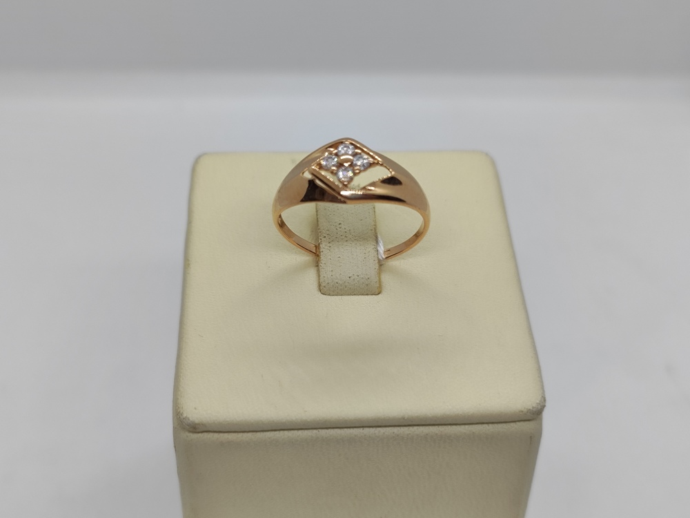 КОЛКМИ585 КОЛЬЦО С КАМНЯМИ (Au 585)