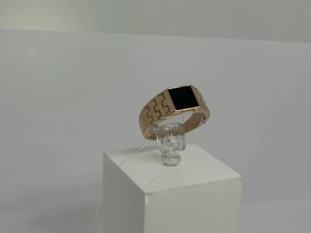 08-540163 КОЛЬЦО ПЕЧАТКА с камнем (Au 585)