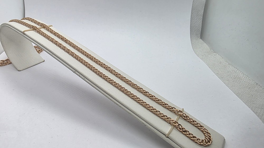 ЦЛР2585 ЦЕПЬ ПОЛНОВЕСНАЯ Ромб двойной (Au 585)