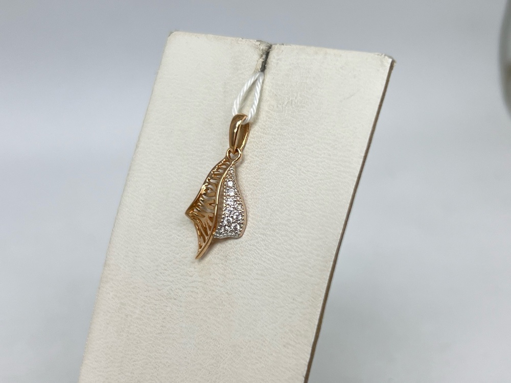 ПОДКМИ585 ПОДВЕСКА С КАМНЯМИ (Au 585) ПОДКМИ585 ПОДВЕСКА С КАМНЯМИ (Au 585)