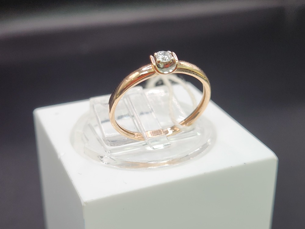 КОЛЬЦО БРИЛЛИАНТ Au 585