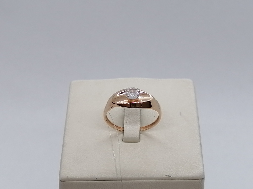 КОЛЬЦО С КАМНЕМ (Au 585)