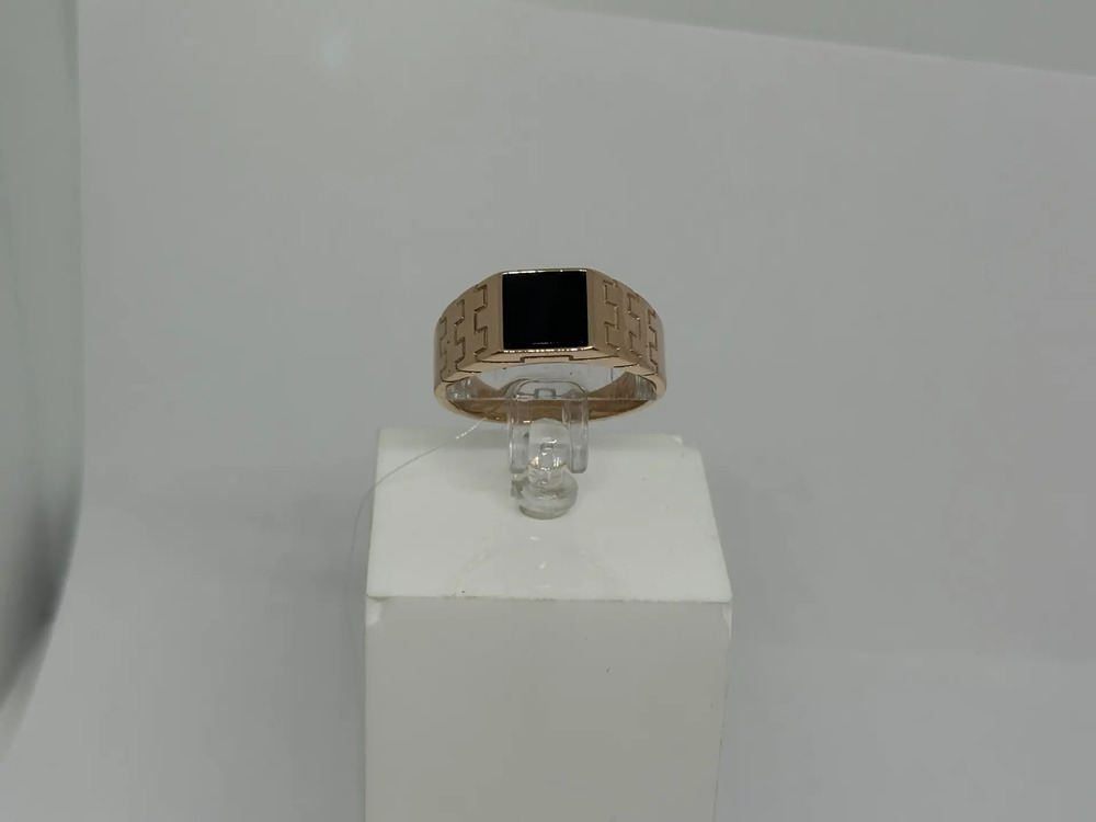 08-540163 КОЛЬЦО ПЕЧАТКА с камнем (Au 585)