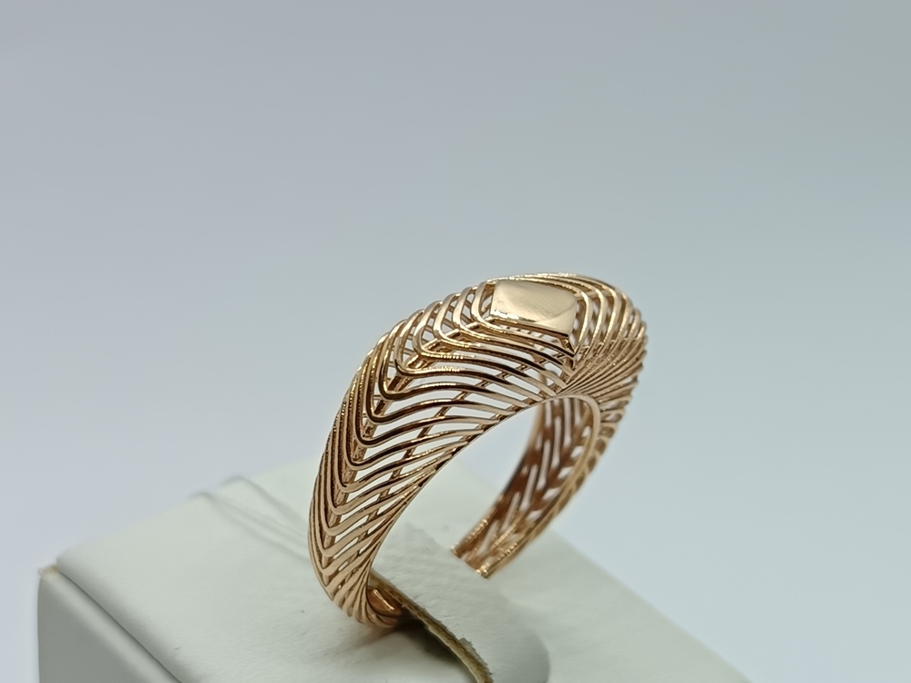 КОЛБКМ585 КОЛЬЦО БЕЗ КАМНЯ (Au 585)