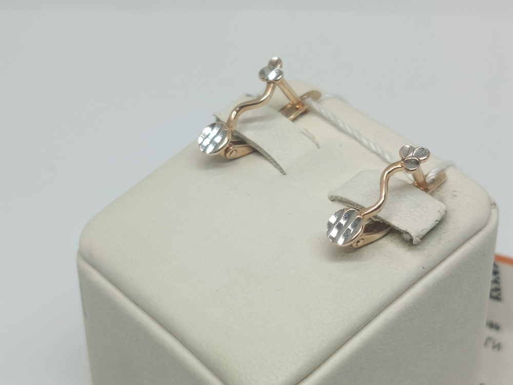 СЕРЬГИ БЕЗ КАМНЯ (Au 585)