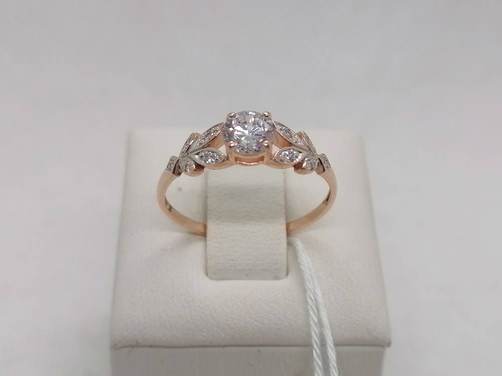 КОЛКМИ585 КОЛЬЦО С КАМНЯМИ (Au 585)