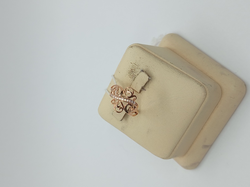 КОЛКМИ585 КОЛЬЦО С КАМНЯМИ (Au 585)