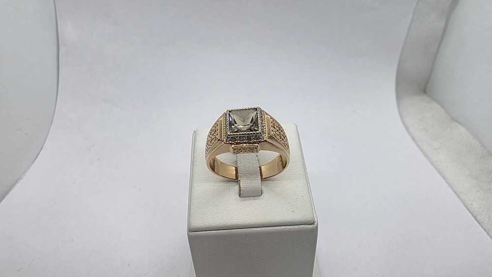 ПЕЧАТКА С КАМНЯМИ (Au 585)