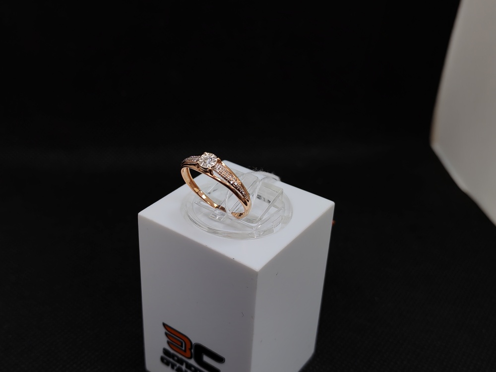 КОЛЬЦО БРИЛЛИАНТ Au 585