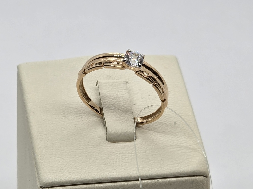 КОЛЬЦО С КАМНЕМ (Au 585)