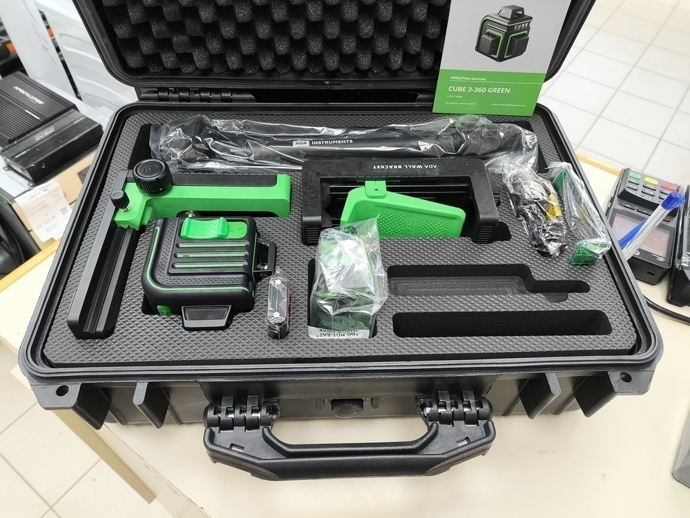 Нивелир ADA Cube 3-360 Green