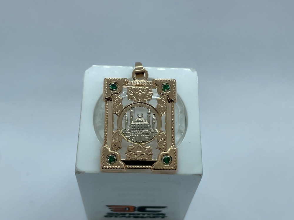 КЗ.27/Мечеть/з585 ПОДВЕСКА МЕЧЕТЬ (Au 585)