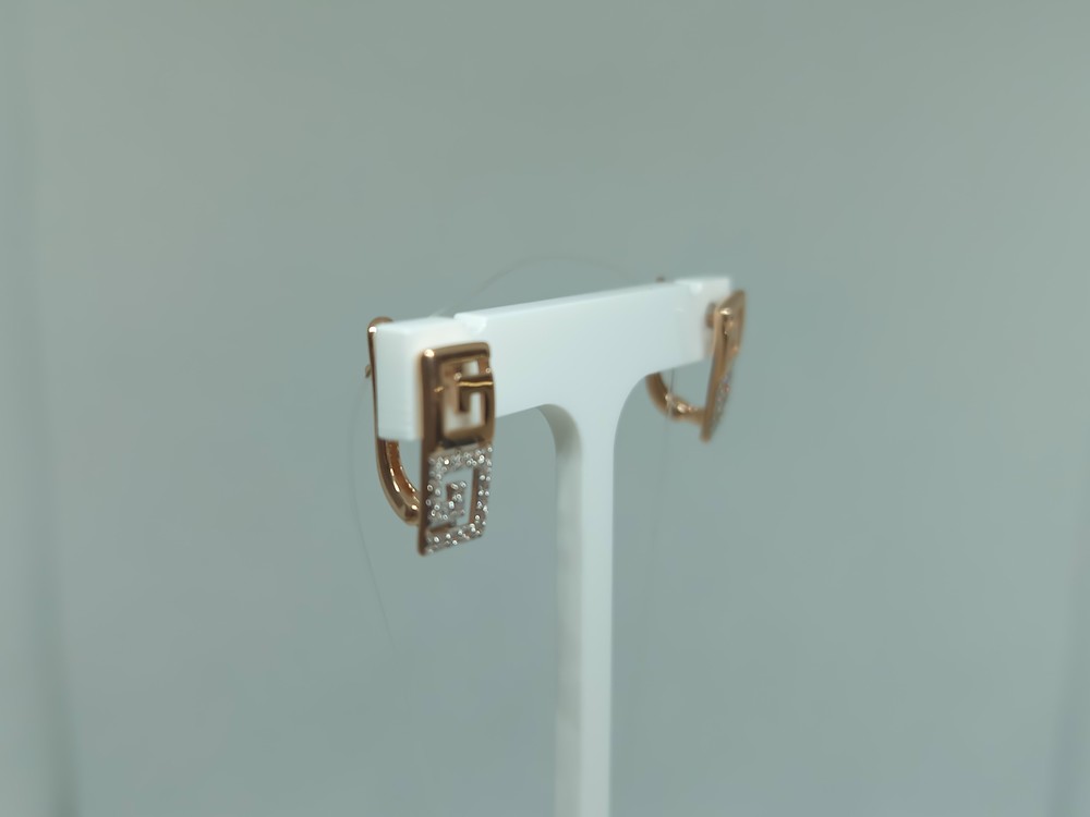 СЕРЬГИ С КАМНЯМИ (Au 585)