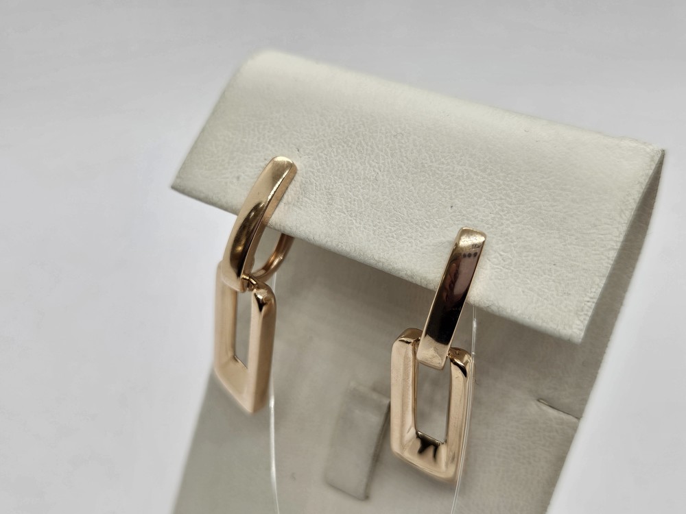 СЕРЬГИ БЕЗ КАМНЯ (Au 585)