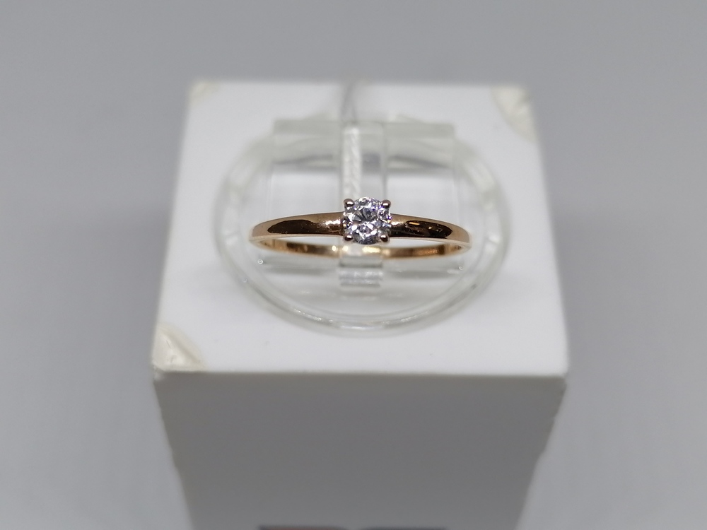 КОЛЬЦО С КАМНЕМ (Au 585)