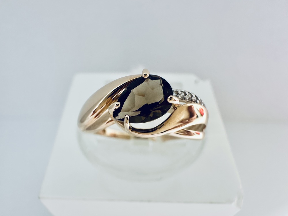 КОЛКМИ585 КОЛЬЦО С КАМНЯМИ (Au 585)