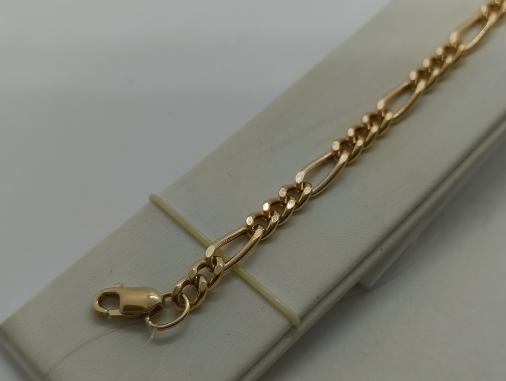 БРАСЛЕТ ПУСТОТЕЛЫЙ Фигаро(картье) (Au 585)