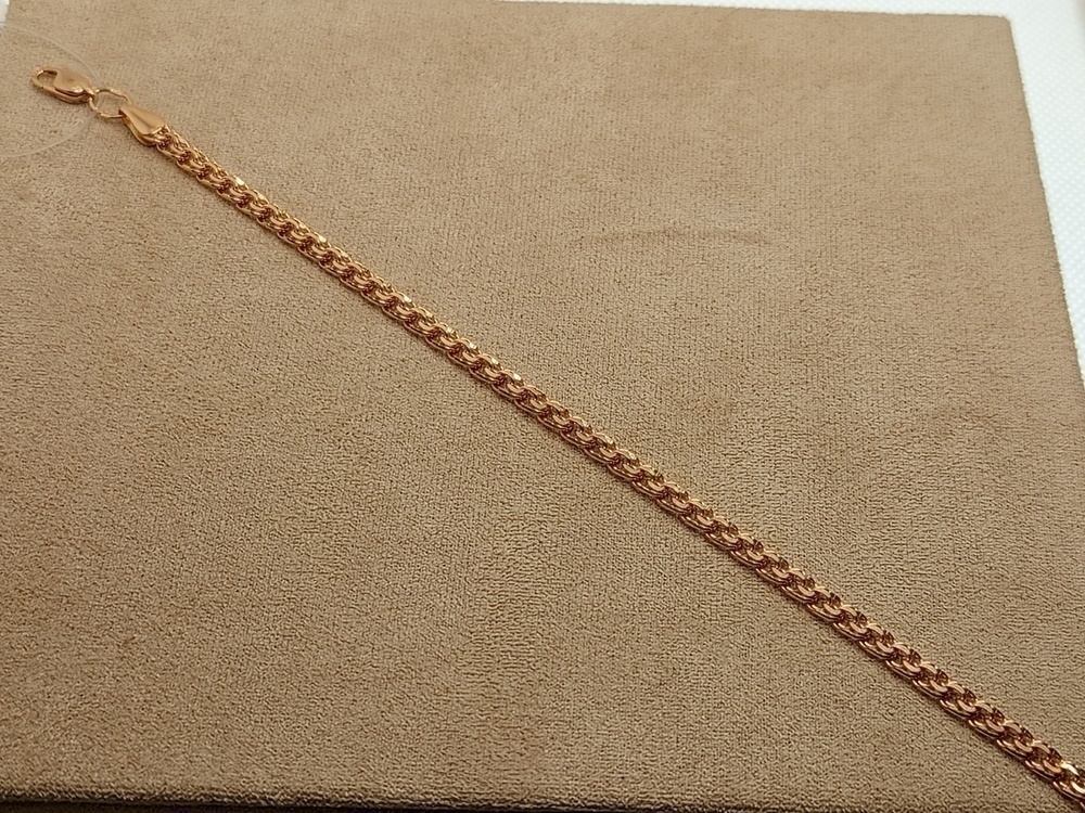 БРАСЛЕТ ПУСТОТЕЛЫЙ Бисмарк (Au 585)