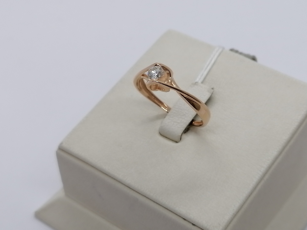 КОЛЬЦО БРИЛЛИАНТ Au 585