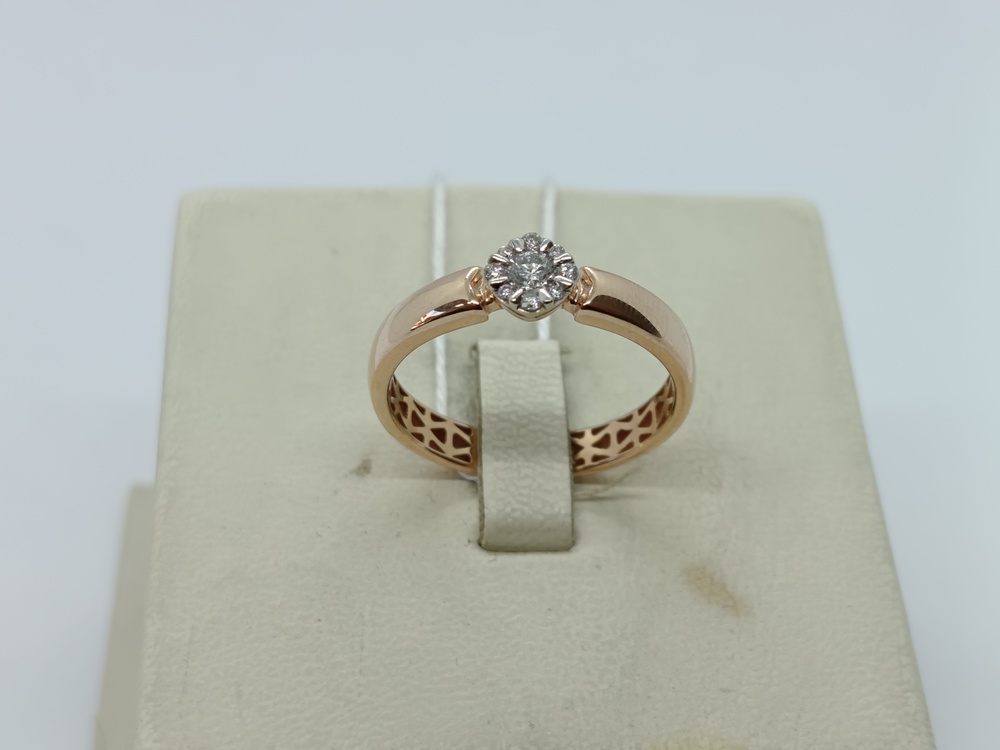 КОЛЬЦО БРИЛЛИАНТ Au 585