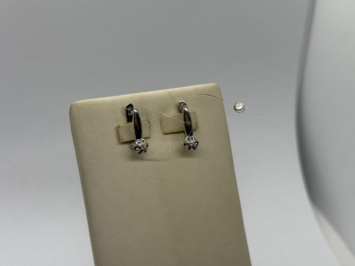 СЕРЬГИ БРИЛЛИАНТ (Ag 925)