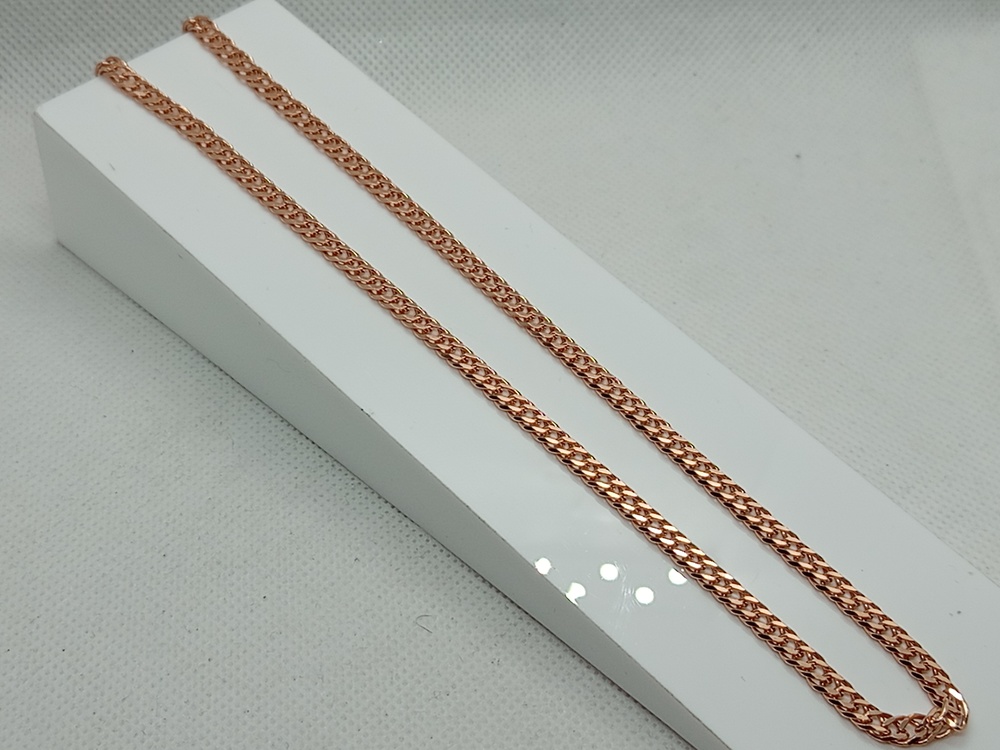 ЦЕПЬ ПОЛНОВЕСНАЯ Ромб двойной (Au 585)