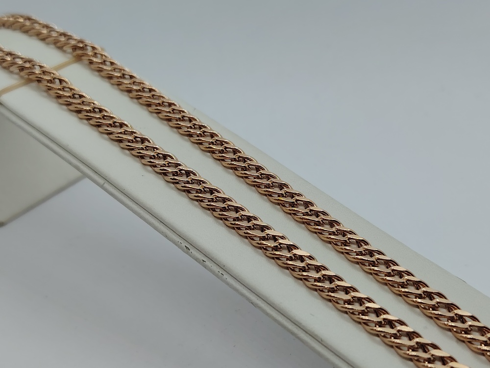 ЦПР2585 ЦЕПЬ ПУСТОТЕЛАЯ Ромб двойной (Au 585)