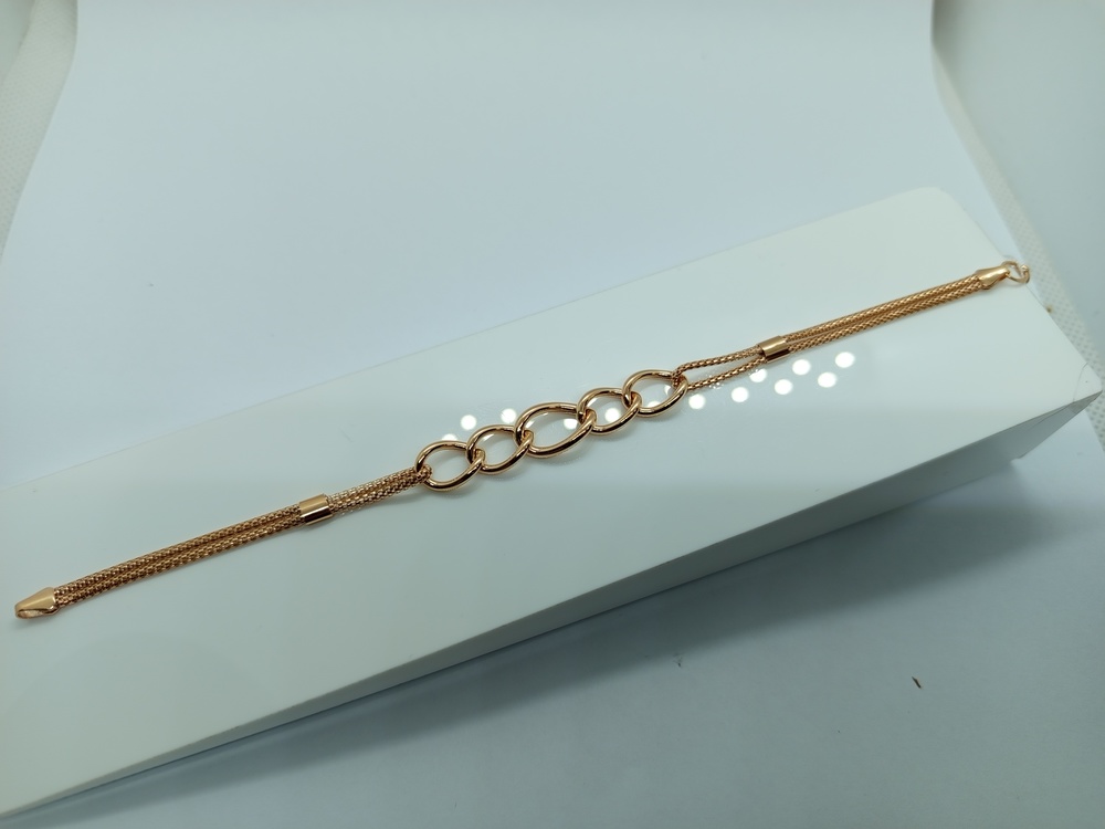 Т-1449 БРАСЛЕТ БЕЗ КАМНЯ (Au 585)