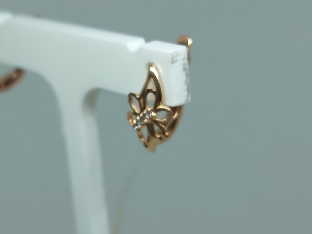 СКМИ585 СЕРЬГИ С КАМНЯМИ (Au 585)