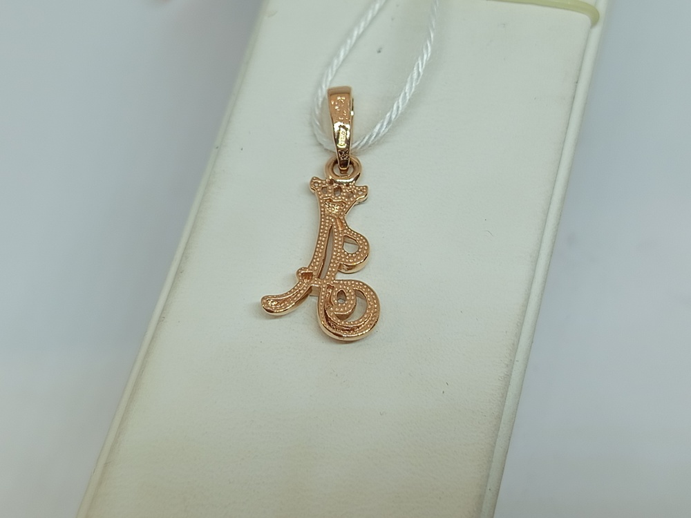 ПОДВЕСКА БУКВА А Au 585