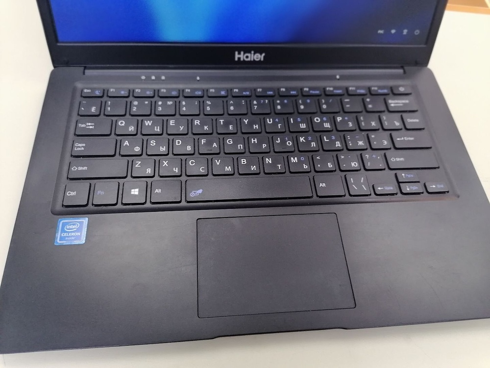 Ноутбук Haier; Celeron N4020, Intel UHD Graphics, 4 Гб, 120 Гб, Нет