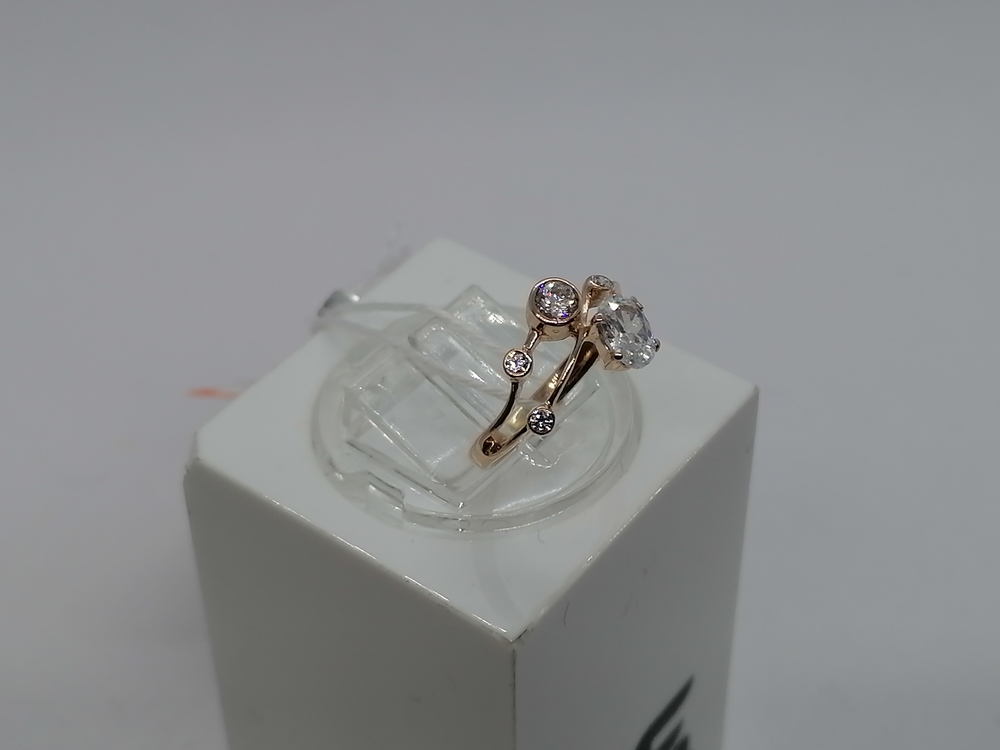 КОЛКМИ585 КОЛЬЦО С КАМНЯМИ (Au 585)
