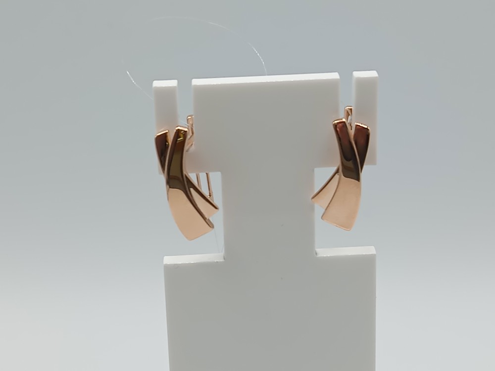 СЕРЬГИ БЕЗ КАМНЯ (Au 585)