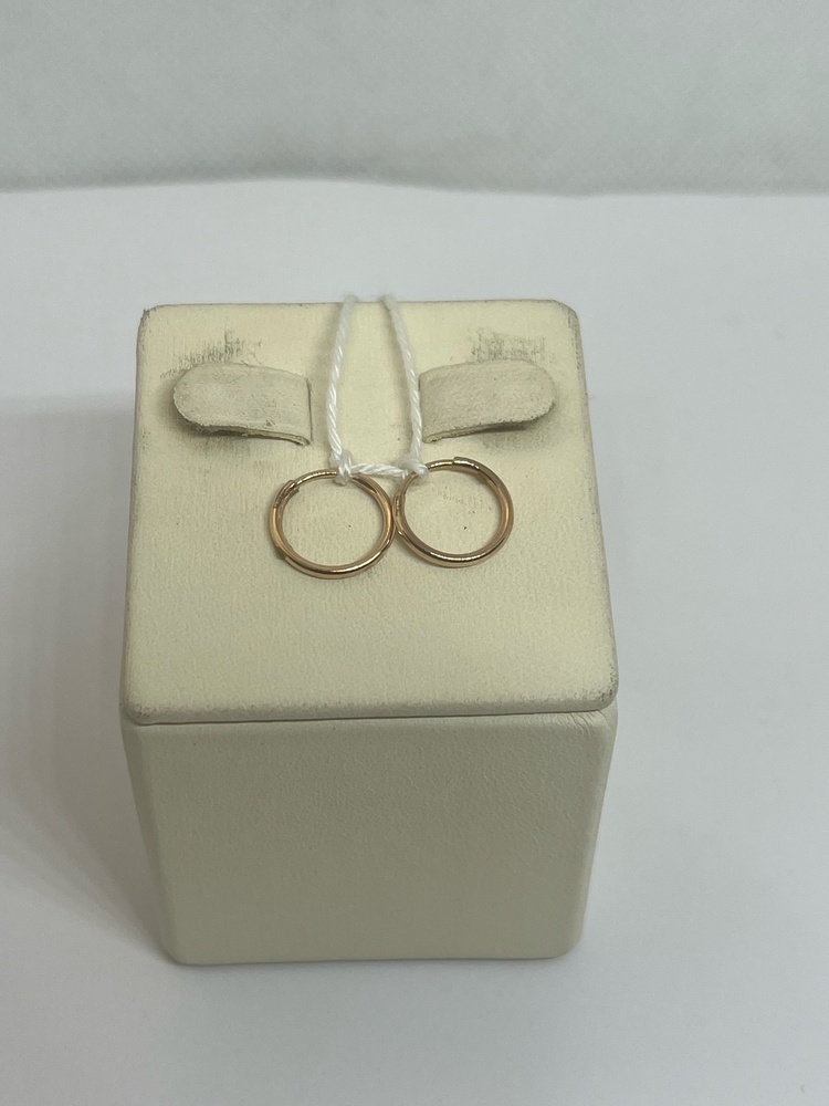 СКОН585 СЕРЬГИ КОНГО (Au 585)