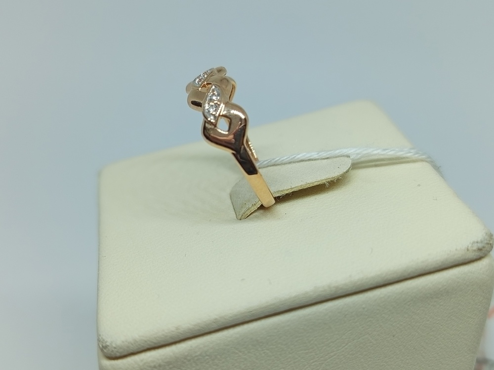 КОЛЬЦО С КАМНЯМИ (Au 585)