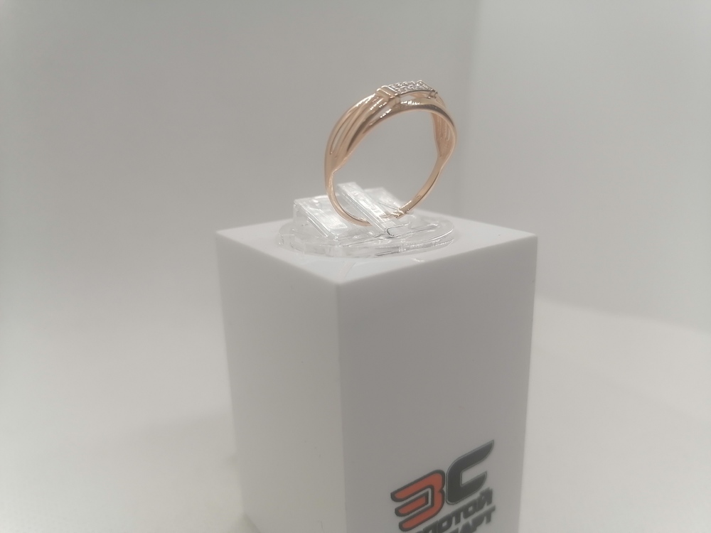 018750 КОЛЬЦО С КАМНЯМИ (Au 585)