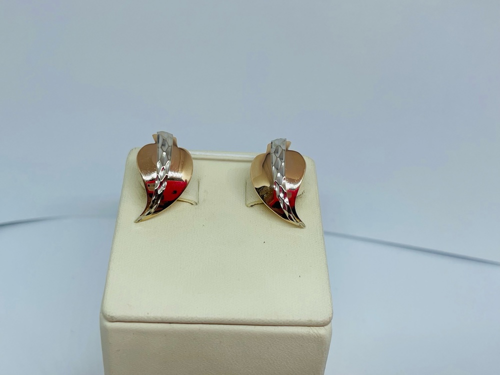 СЕРЬГИ БЕЗ КАМНЯ (Au 585)