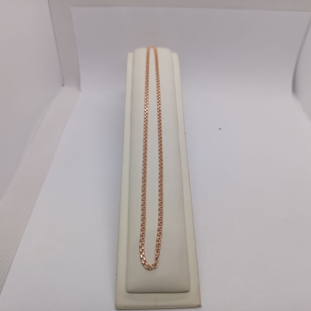 ЦЕПЬ ПУСТОТЕЛАЯ Бисмарк (Au 585)