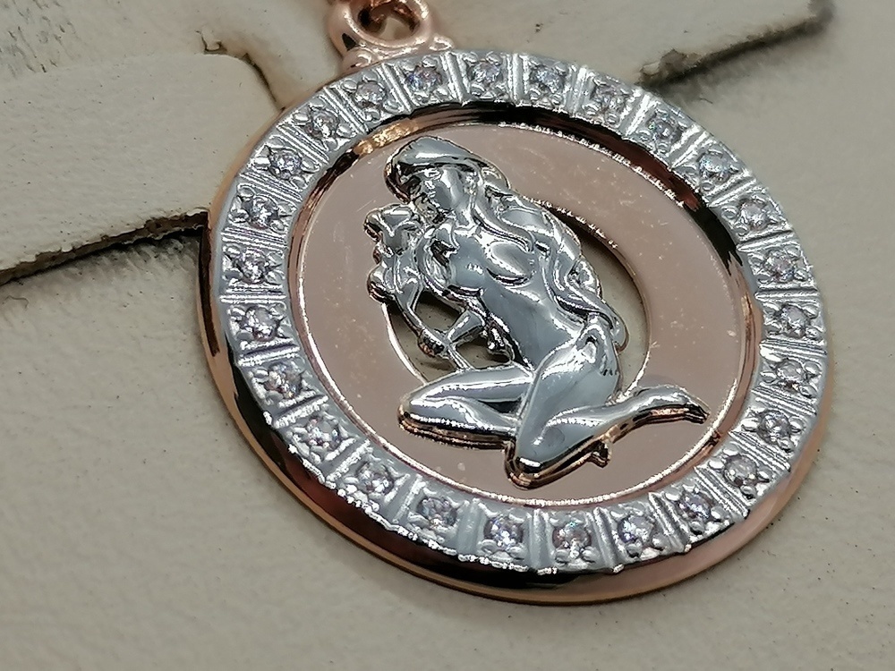 ПОДВЕСКА ЗНАК ЗОДИАКА ДЕВА (Au 585)