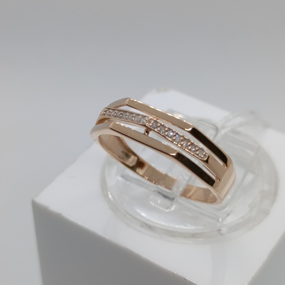 КОЛЬЦО БРИЛЛИАНТ Au 585