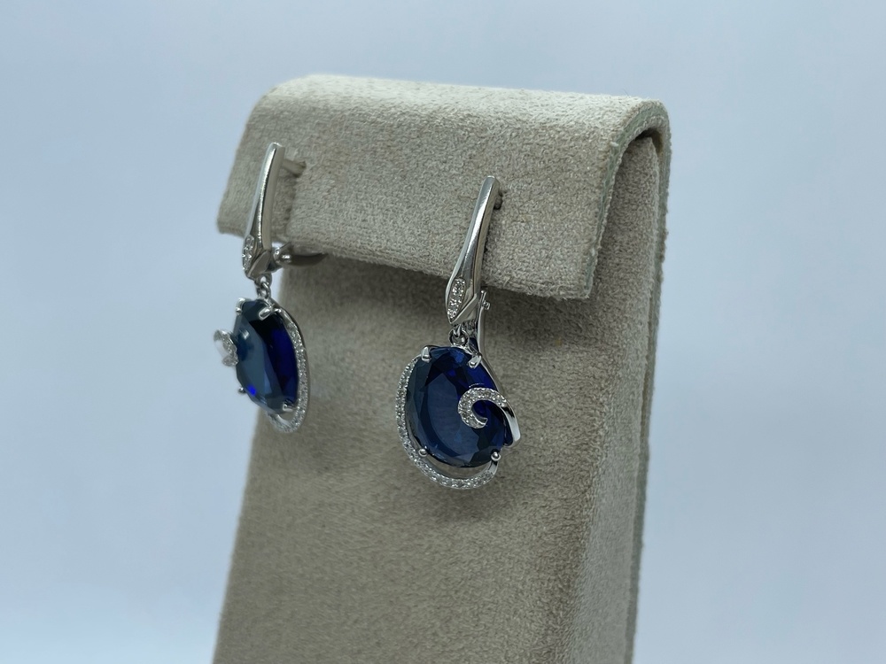 СЕРЬГИ С КАМНЯМИ (Au 585)