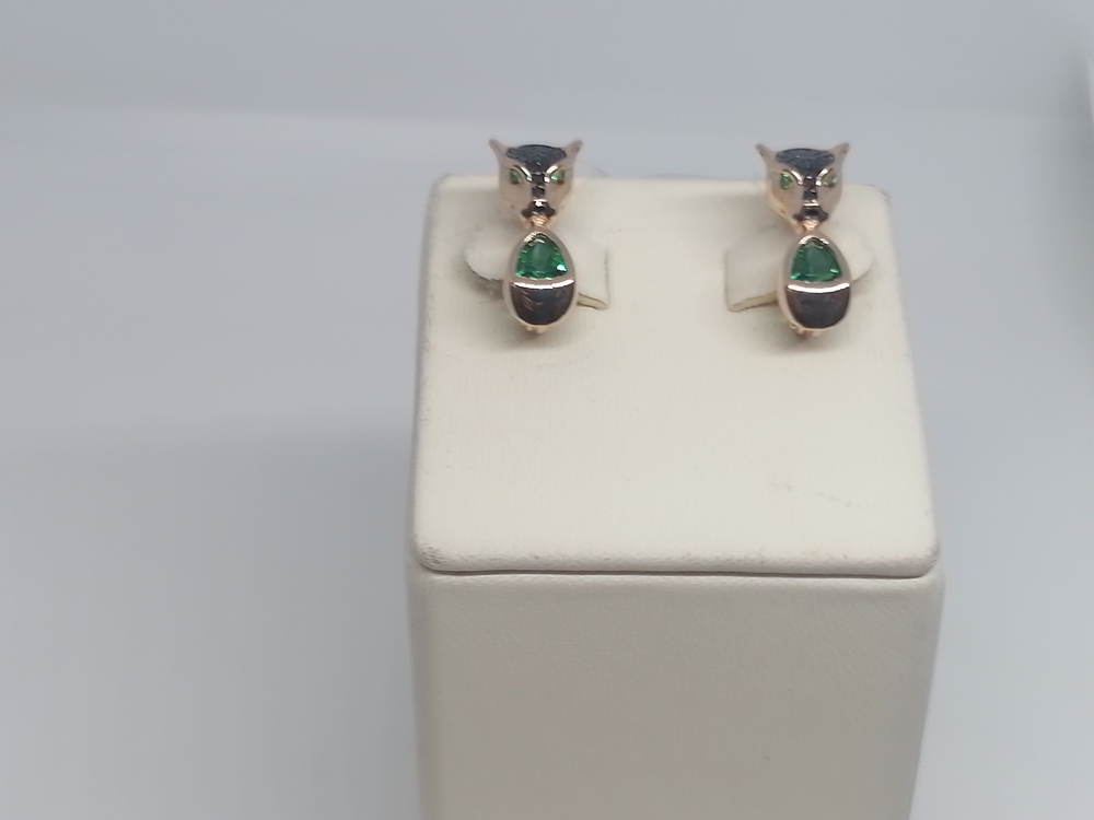 СЕРЬГИ С КАМНЯМИ (Au 585)