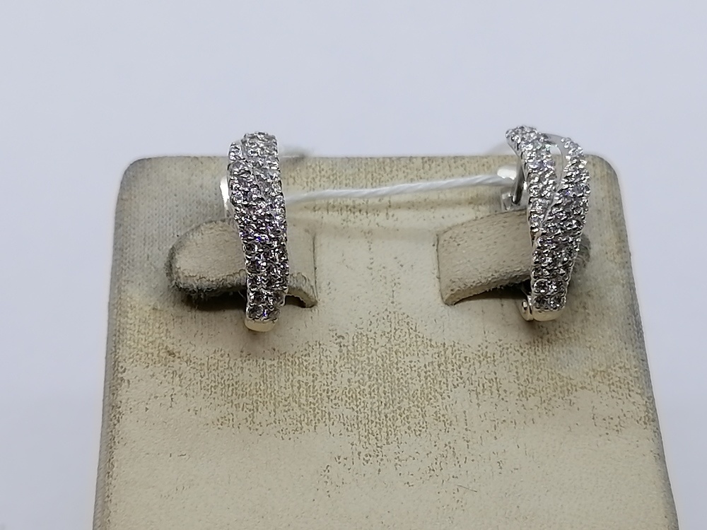 СКМИ585 СЕРЬГИ С КАМНЯМИ (Au 585)