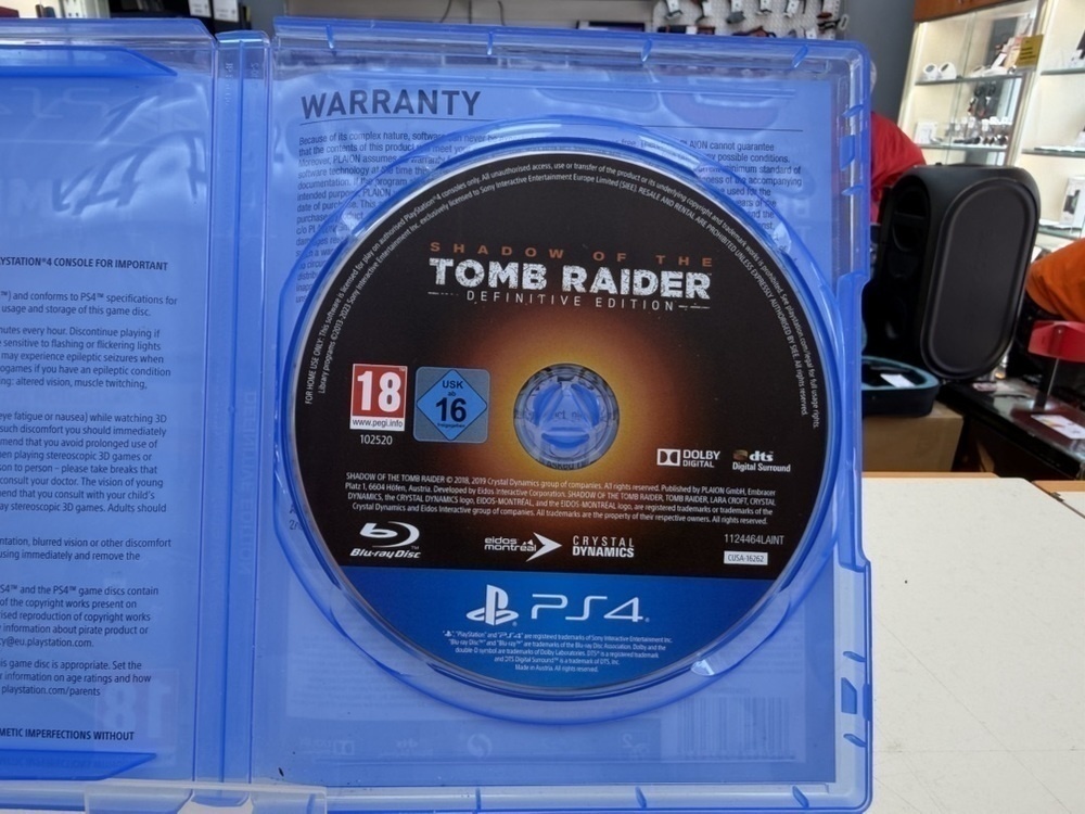 Игра Playstation 4 Shadow Of The Tomb Rider